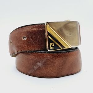 PIERRE CARDIN | vintage leather belt